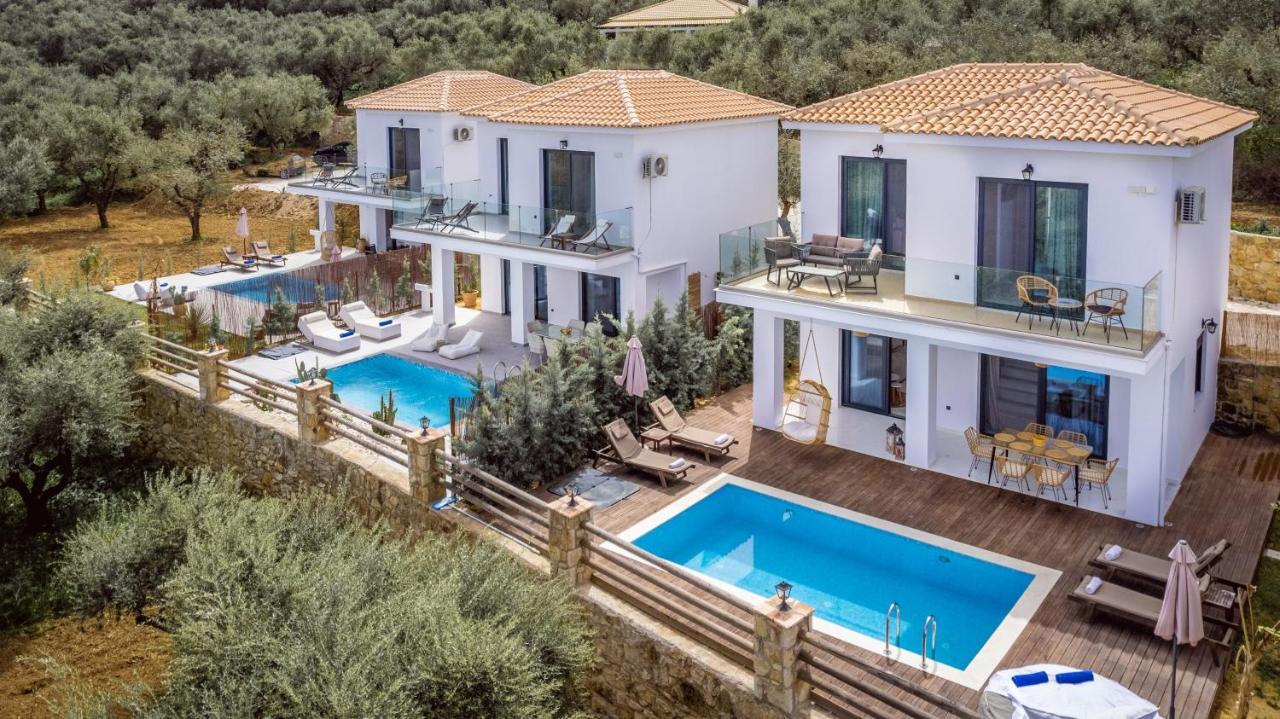 Queen Of Zakynthos Luxury Villas Amoudi Eksteriør billede